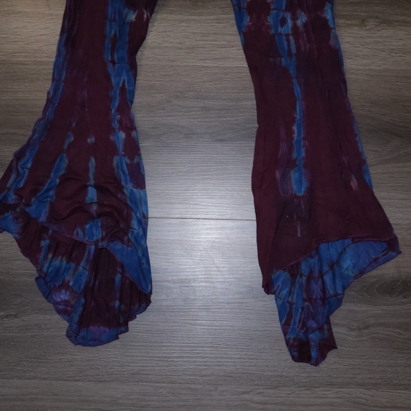 iheartraves Free Spirit Tie Dye Bell Bottoms small - Picture 4 of 9